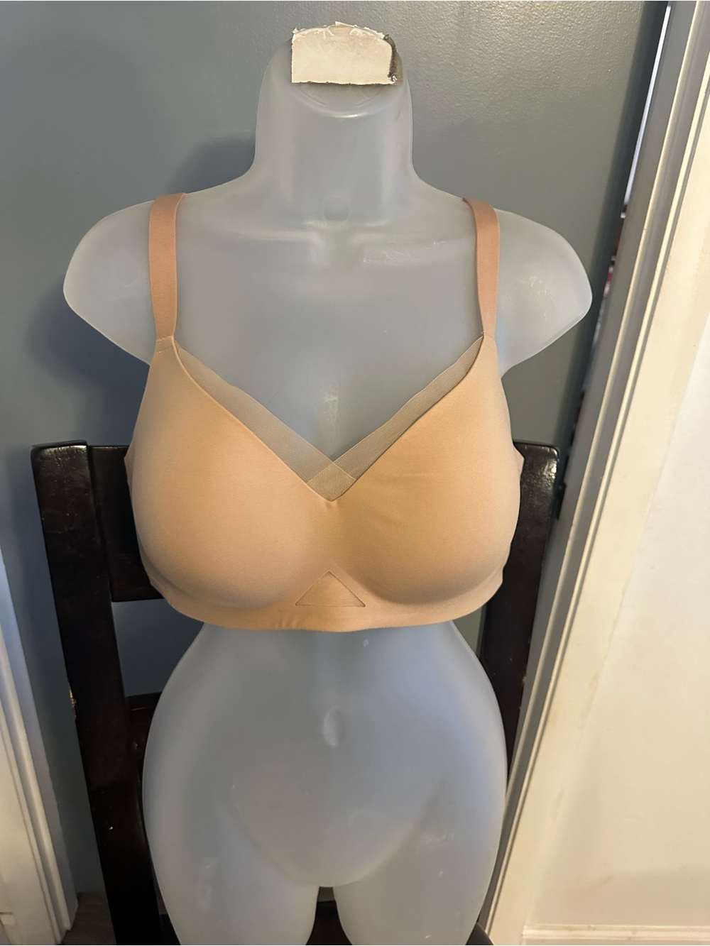 Honey love 36DD Seamless Nude Wireless Bra - Comfortable Everyday Support